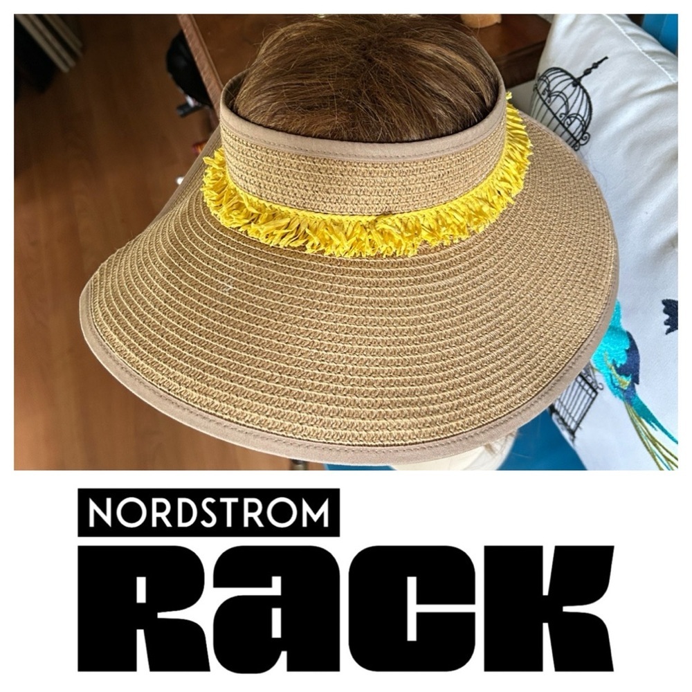 Wide Brim Crown-less Sun Visor Hat